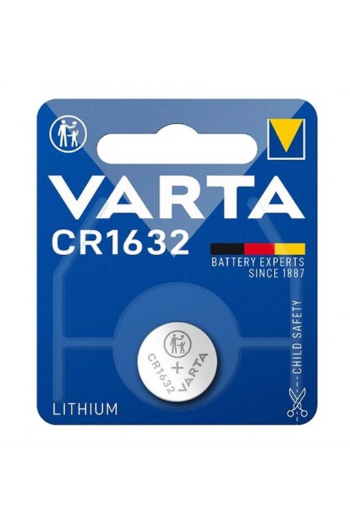 Varta CR1632 Lityum 6632 3V Pil Tekli Blister Varta CR1632 Lityum 6632 3V Pil Tekli Blister