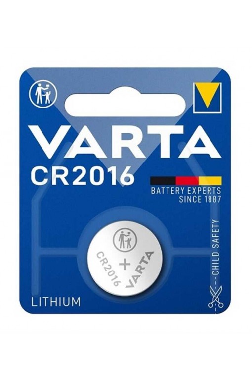 Varta CR2016 3V Lityum Düğme Pil Tekli Paket (Blister)
