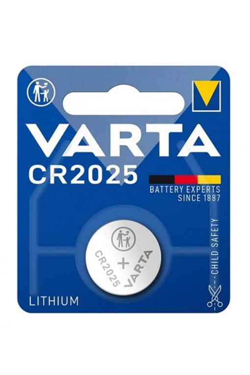 Varta CR2025 3V Lityum Pil Tekli Blister Varta CR2025 3V Lityum Pil Tekli Blister