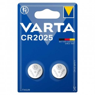 VARTA CR2025 3V Lityum Pil 2'li Paket (Blister)