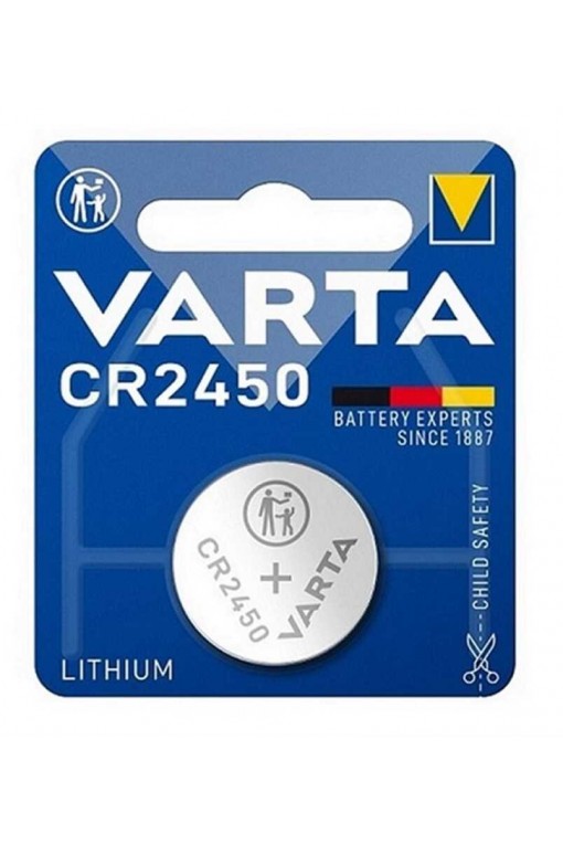 Varta CR2450 3 Volt Lityum Pil Tekli Blister Varta CR2450 3 Volt Lityum Pil Tekli Blister