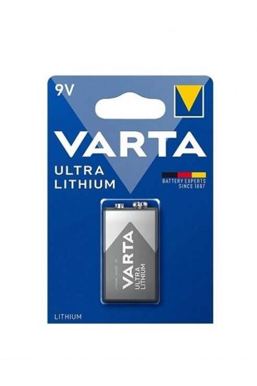 Varta Lityum 9V Şarj Olmayan Pil Tekli Blister Ambalaj Varta Lityum 9V Şarj Olmayan Pil Tekli Blister Ambalaj
