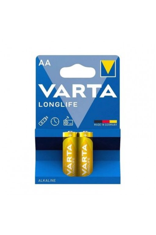Varta Longlife Alkalin AA Kalem Pil 2'li Paket (Blister) Varta Longlife Alkalin AA Kalem Pil 2'li Paket (Blister)