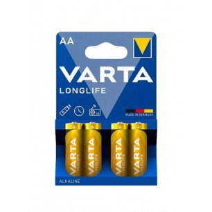 Varta Longlife Alkalin AA Kalem Pil 4'lü Paket (Blister)
