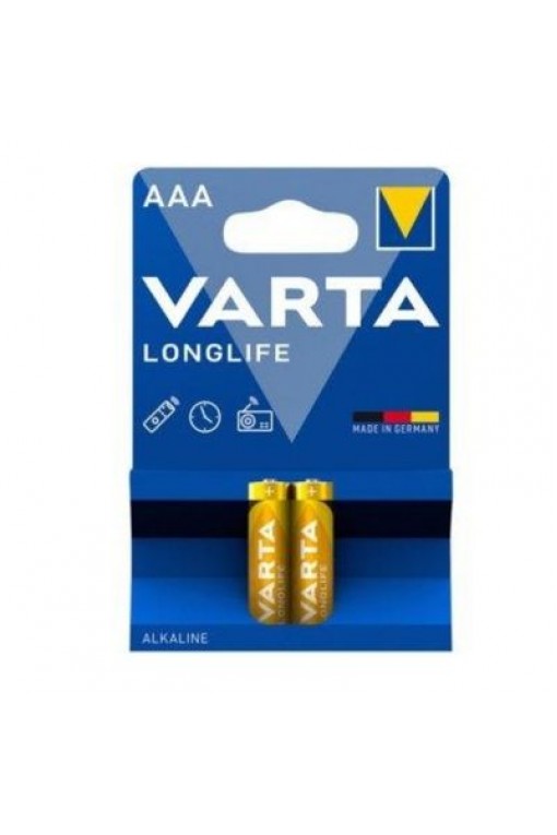 Varta 4103 Longlife AAA İnce Kalem Pil 2'li Paket (Blister) Varta 4103 Longlife AAA İnce Kalem Pil 2'li Paket (Blister)
