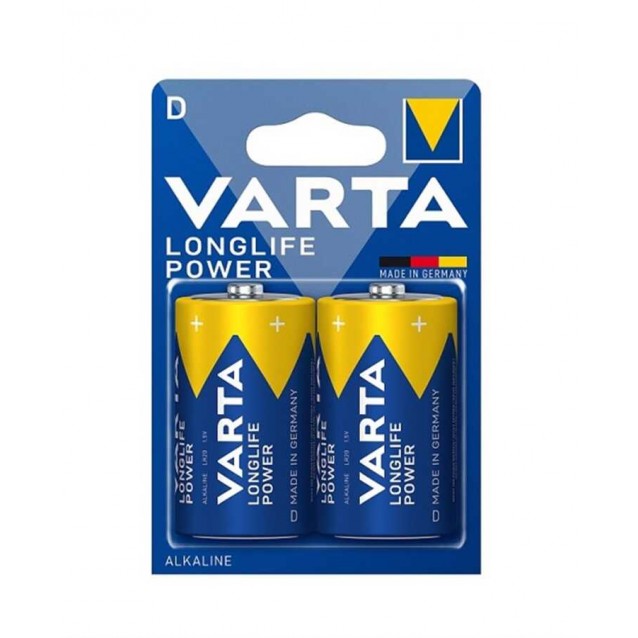 Varta Longlife Power Alkalin Büyük D Boy Pil 2'li Paket