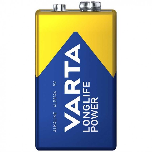 Varta 6LR61 Longlife Power Alkalin 9V Pil Tekli Paket (Blister)