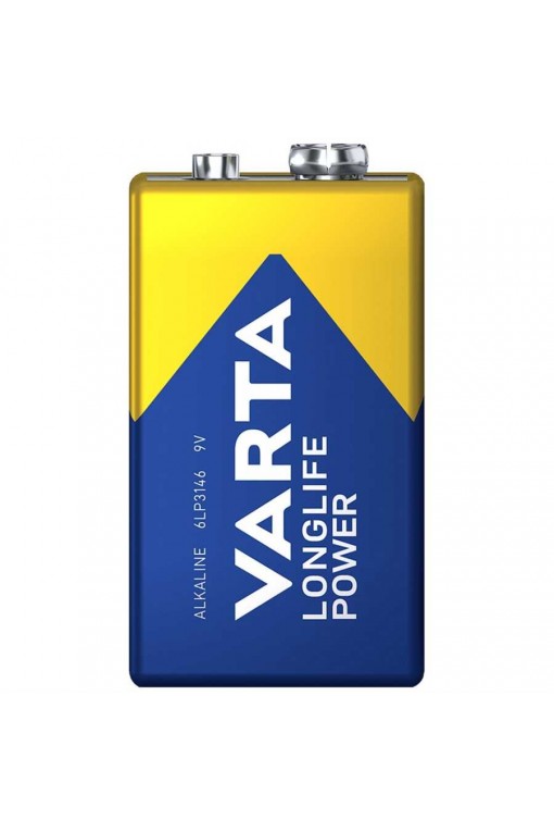 Varta 6LR61 Longlife Power Alkalin 9V Pil Tekli Paket (Blister)