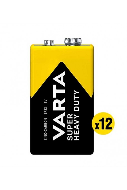 Varta Superlife Çinko Karbon 9V 12li Kutu