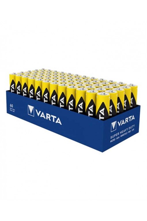 Varta Superlife Çinko Karbon AAA 60lı Kutu Varta Superlife Çinko Karbon AAA 60lı Kutu