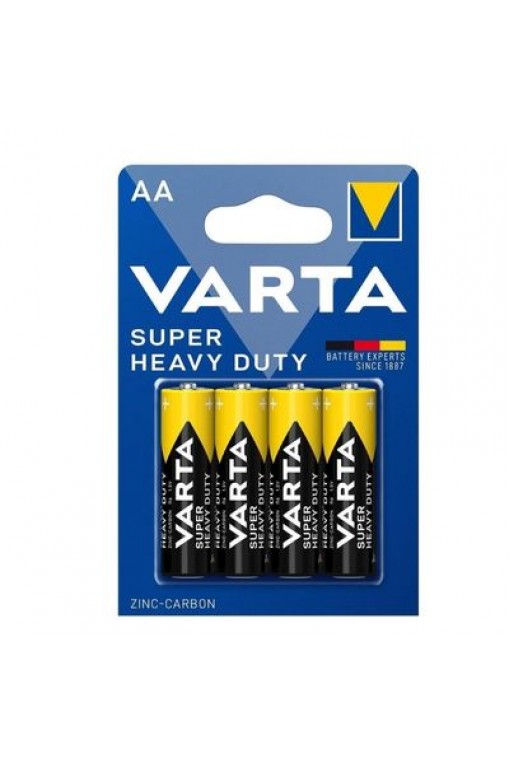Varta Super Heavy Duty / SuperLife Manganez AA Kalem Pil 4'lü Paket (Blister) Varta Super Heavy Duty / SuperLife Manganez AA Kalem Pil 4'lü Paket (Blister)