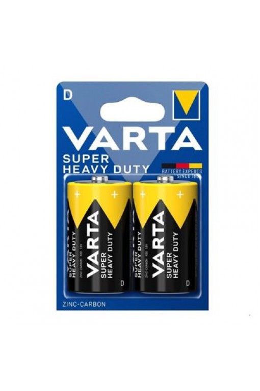 VARTA SuperLife / Super Heavy Duty D Büyük Boy Pil 2'li Paket (Blister) VARTA SuperLife / Super Heavy Duty D Büyük Boy Pil 2'li Paket (Blister)