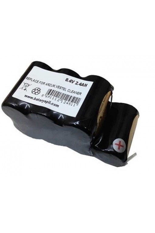 Vestel 8.4v Serisi Uyumlu 8.4v 2.4Ah Şarjlı Süpürge Pili