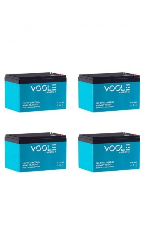 Volta VSM/VSC/VST Serisi için 12v 14ah Jel Akü Seti 4 Adet 12 volt 14 Amper Volta VSM/VSC/VST Serisi için 12v 14ah Jel Akü Seti 4 Adet 12 volt 14 Amper