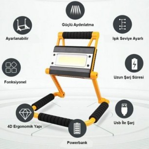 Watton Wt-328 1300 Lümen Güçlü Aydınlatma