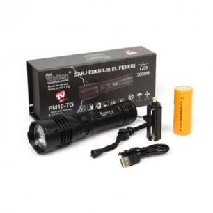 Watton Wt-600 3000 Lümen Güçlü El Feneri Watton Wt-600 3000 Lümen Güçlü El Feneri