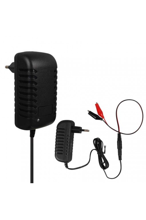 Weko 8.4 Volt - 1 Amper 5.5x2.5 Uçlu + Krokodil Aparatlı Yerli Üretim Akü Şarj Cihazı