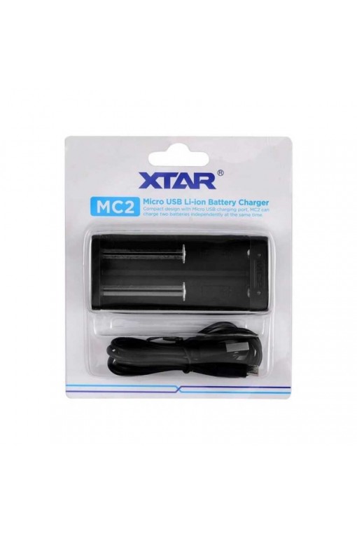 XTAR MC2 İkili Pil Şarj Aleti 18650 21700 Li-ion Akıllı Şarj Cihazı USB