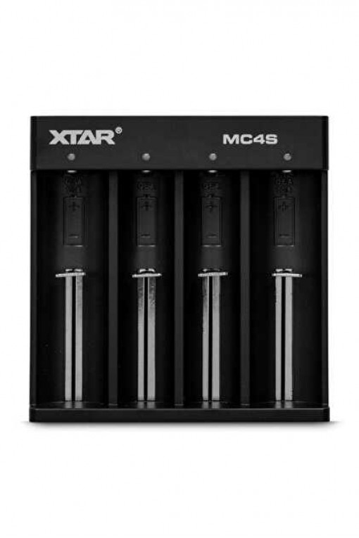 XTAR MC4S Pil Şarj Aleti 4 Slot 18650 21700 Li-ion Akıllı Hızlı Şarj Cihazı USB-C