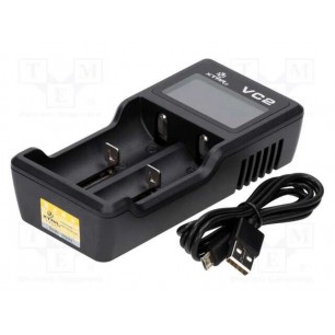 XTAR VC2 Pil Şarj Aleti LCD Ekranlı 18650 26650 Li-ion Akıllı Şarj Cihazı