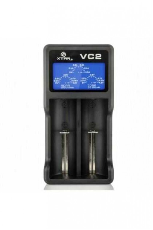 XTAR VC2 Pil Şarj Aleti LCD Ekranlı 18650 26650 Li-ion Akıllı Şarj Cihazı