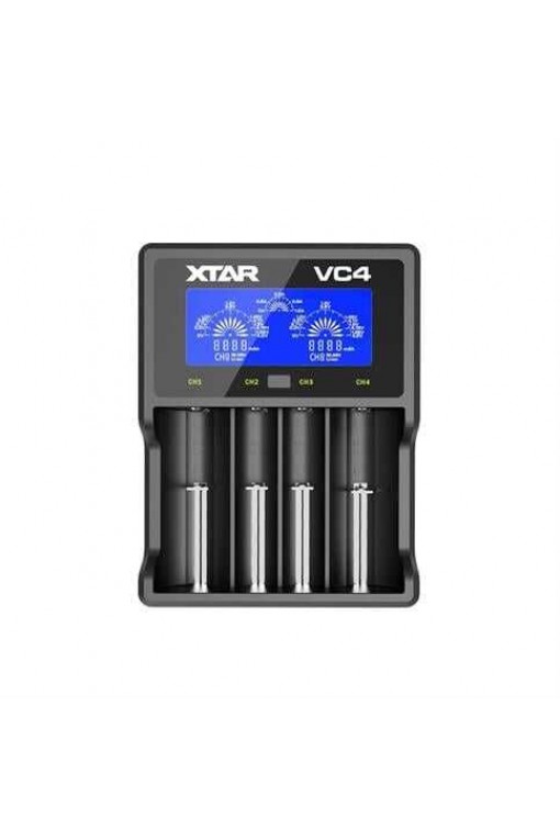 XTAR VC4 LCD Ekranlı Pil Şarj Aleti 4'lü 18650 26650 Li-ion Ni-MH Akıllı Şarj Cihazı
