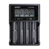 XTAR VC4SL LCD Ekranlı Pil Şarj Aleti 4'lü 18650 21700 Li-ion Ni-MH Akıllı Hızlı Şarj