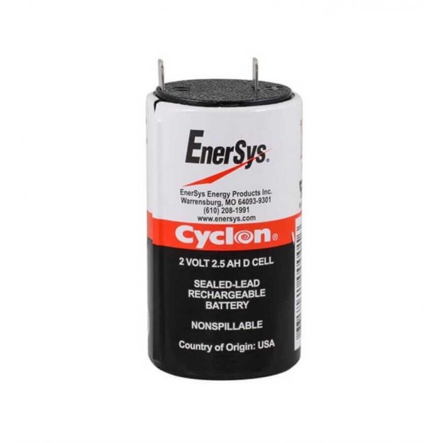 Enersys Cyclon 0810-0004 Single D Cell 2V 2.5AH Medikal Pil