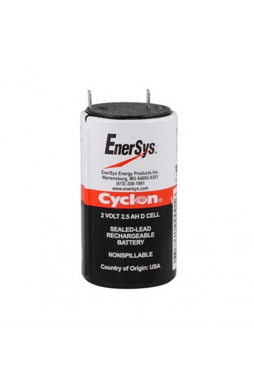 Enersys Cyclon 0810-0004 Single D Cell 2V 2.5AH Medikal Pil Enersys Cyclon 0810-0004 Single D Cell 2V 2.5AH Medikal Pil