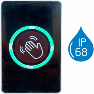 TEC BT20 DIŞ MEKAN SIVA ÜSTÜ TEMASSIZ BUTON - IP68