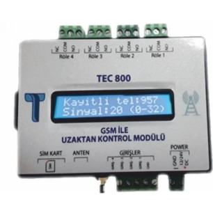 TEC 800 GSM UZAKTAN KAPI KONTROL MODÜLÜ