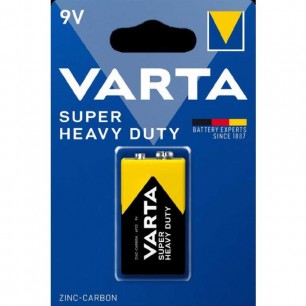 Varta Superlife / Super Heavy Duty 9V Çinko Karbon Pil Tekli Blister Varta Superlife / Super Heavy Duty 9V Çinko Karbon Pil Tekli Blister