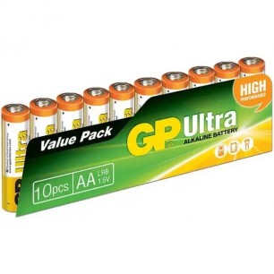 Gp Ultra Alkalin AA 10'lu Kalem Pil (Shrink) Gp Ultra Alkalin AA 10'lu Kalem Pil (Shrink)