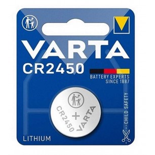 Varta CR2450 3 Volt Lityum Pil Tekli Blister Varta CR2450 3 Volt Lityum Pil Tekli Blister