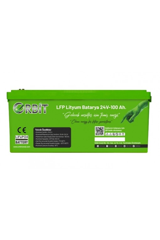 Orbit 24V 100Ah Marine Lityum LiFePO4 Akü Orbit 24V 100Ah Marine Lityum LiFePO4 Akü