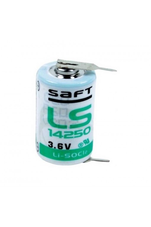 Saft LS14250 İğne Ayak Puntalı 3.6V Lityum Şarj Olmayan Pil Saft LS14250 İğne Ayak Puntalı 3.6V Lityum Şarj Olmayan Pil