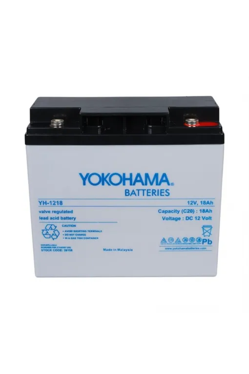 YOKOHAMA 12V 18 AH VE Ucomen 6/12V 2A Siyah Akü Şarj Cihazı YOKOHAMA 12V 18 AH VE Ucomen 6/12V 2A Siyah Akü Şarj Cihazı