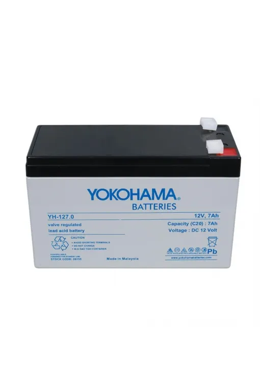 Yokohama YH-127.0 12 Volt 7 Amper Akü Yokohama YH-127.0 12 Volt 7 Amper Akü