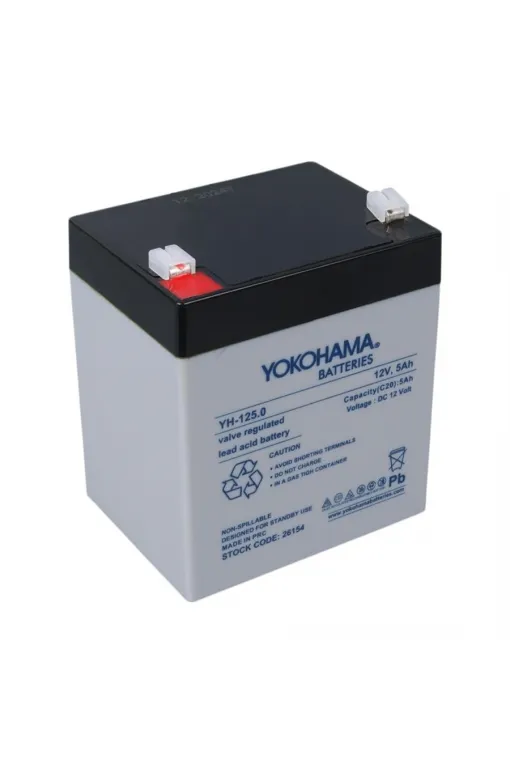 Yokohama YH-125.0 12 Volt - 5 Amper Akü Yokohama YH-125.0 12 Volt - 5 Amper Akü