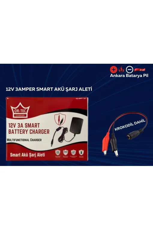 YOKOHAMA 12V 24 AH JEL VE 3 AMPER AKÜ ŞARJ CİHAZI YOKOHAMA 12V 24 AH JEL VE 3 AMPER AKÜ ŞARJ CİHAZI
