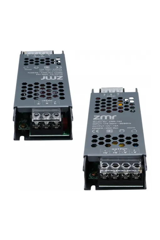 ZMR-702/B.00 12 Volt 10 Amper 120 Watt Slim Metal Kasa Adaptör ZMR-702/B.00 12 Volt 10 Amper 120 Watt Slim Metal Kasa Adaptör