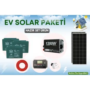 Bağ Evi, Konteyner Ev, Hobi Bahçesi, Çobanlar için Minibuzdolabı-TV-Lamba Güneş Enerji Seti