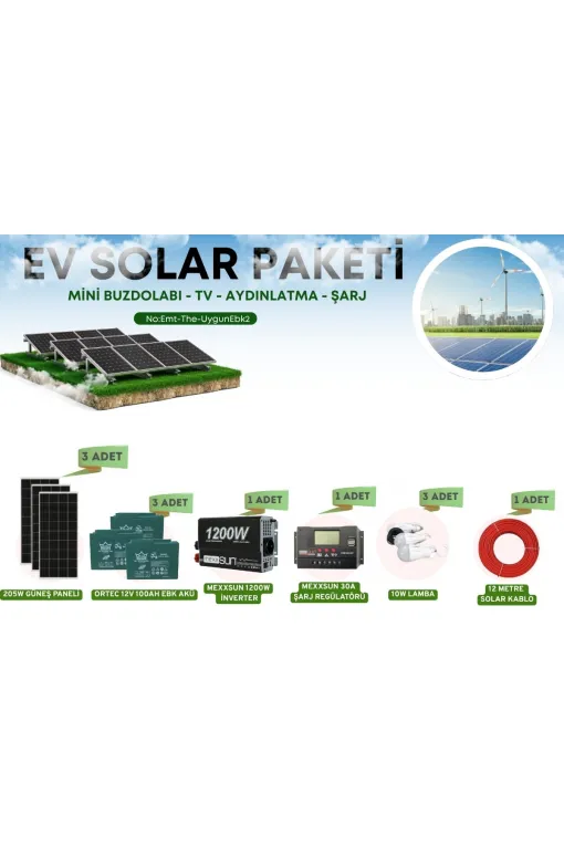Bağ Evi, Konteyner Ev, Hobi Bahçesi, Çobanlar için Minibuzdolabı-TV-Lamba Güneş Enerji Seti Bağ Evi, Konteyner Ev, Hobi Bahçesi, Çobanlar için Minibuzdolabı-TV-Lamba Güneş Enerji Seti