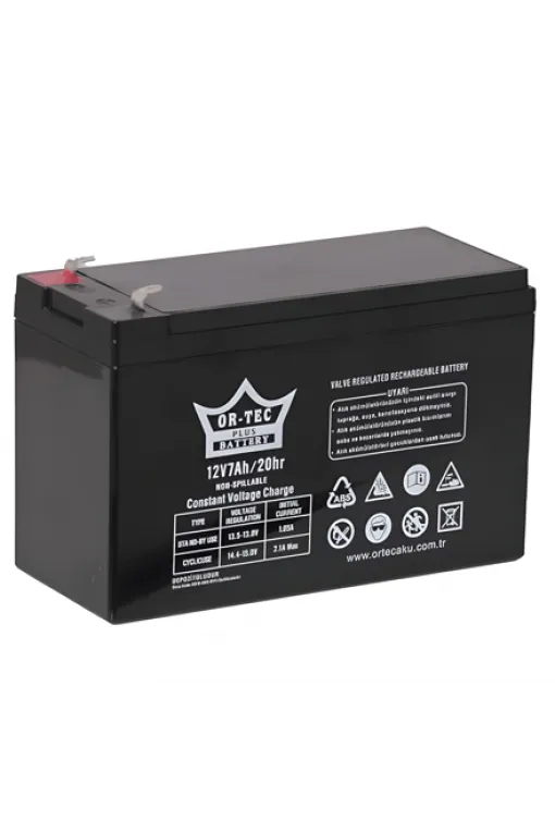 12 Volt 7 Amper Pilsan Race / Raider Akülü Araba Aküsü Ortec 12V 7AH Çocuk Akülü Araba Bataryası