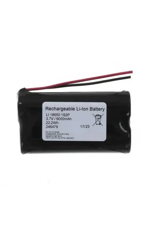 3.7v 6000mAH Li-ion PCBli 2x18650 Şarjlı Pil