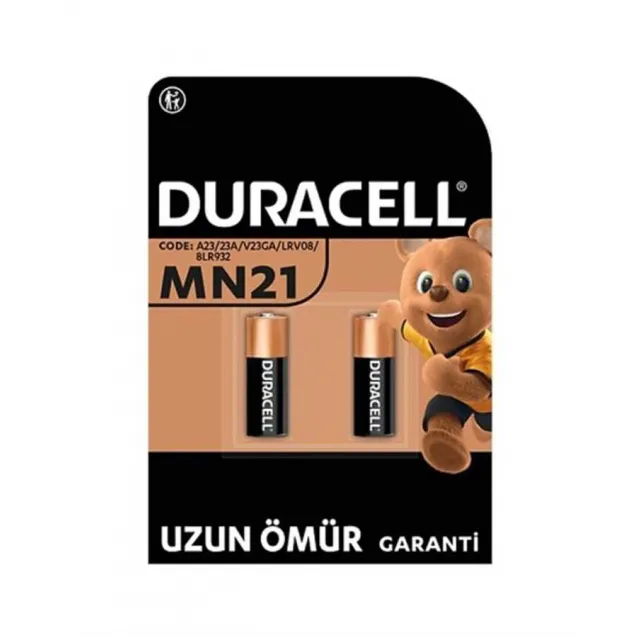 Duracell Pil Özel Alkalin MN21 12 Volt 2'li Paket Duracell Pil Özel Alkalin MN21 12 Volt 2'li Paket