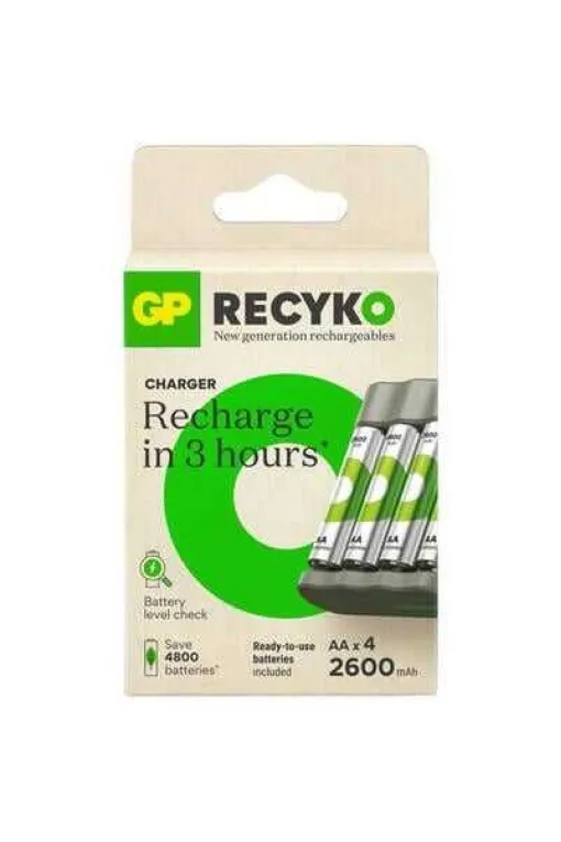 GP B441 USB Pil Şarj Cihazı 4 Adet 2600 AA Kalem Pilli Set GP B441 USB Pil Şarj Cihazı 4 Adet 2600 AA Kalem Pilli Set