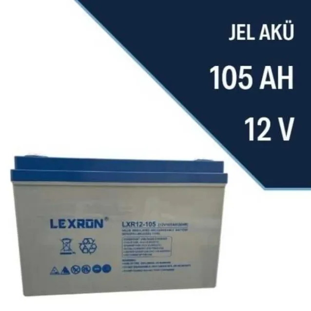 LEXRON 12V 105AH Deep Cycle Karbon Jel Akü LEXRON 12V 105AH Deep Cycle Karbon Jel Akü