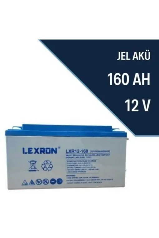 Lexron 12v 160ah Solar Jel Akü Lexron 12v 160ah Solar Jel Akü