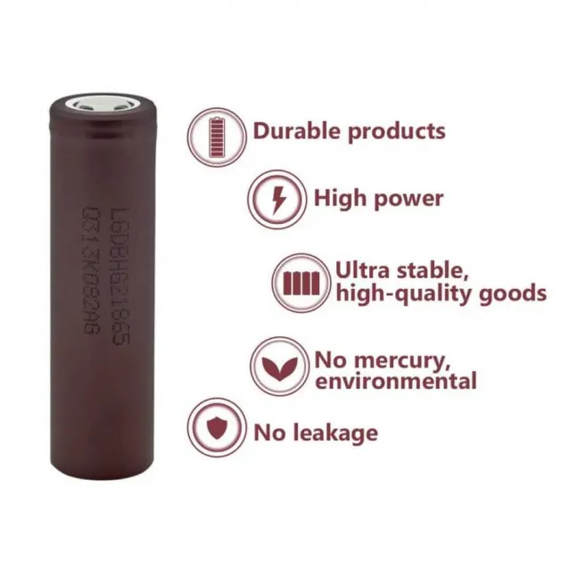 LG HG2 3000mAH 20 Amper Discharge 18650 Pil 1 Adet LG HG2 3000mAH 20 Amper Discharge 18650 Pil 1 Adet
